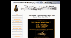 Desktop Screenshot of magicmusicianfingers.com